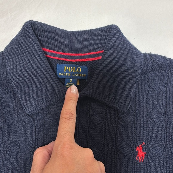 Polo by Ralph Lauren Blue and Red Sweater Collection - Picture 5 of 6